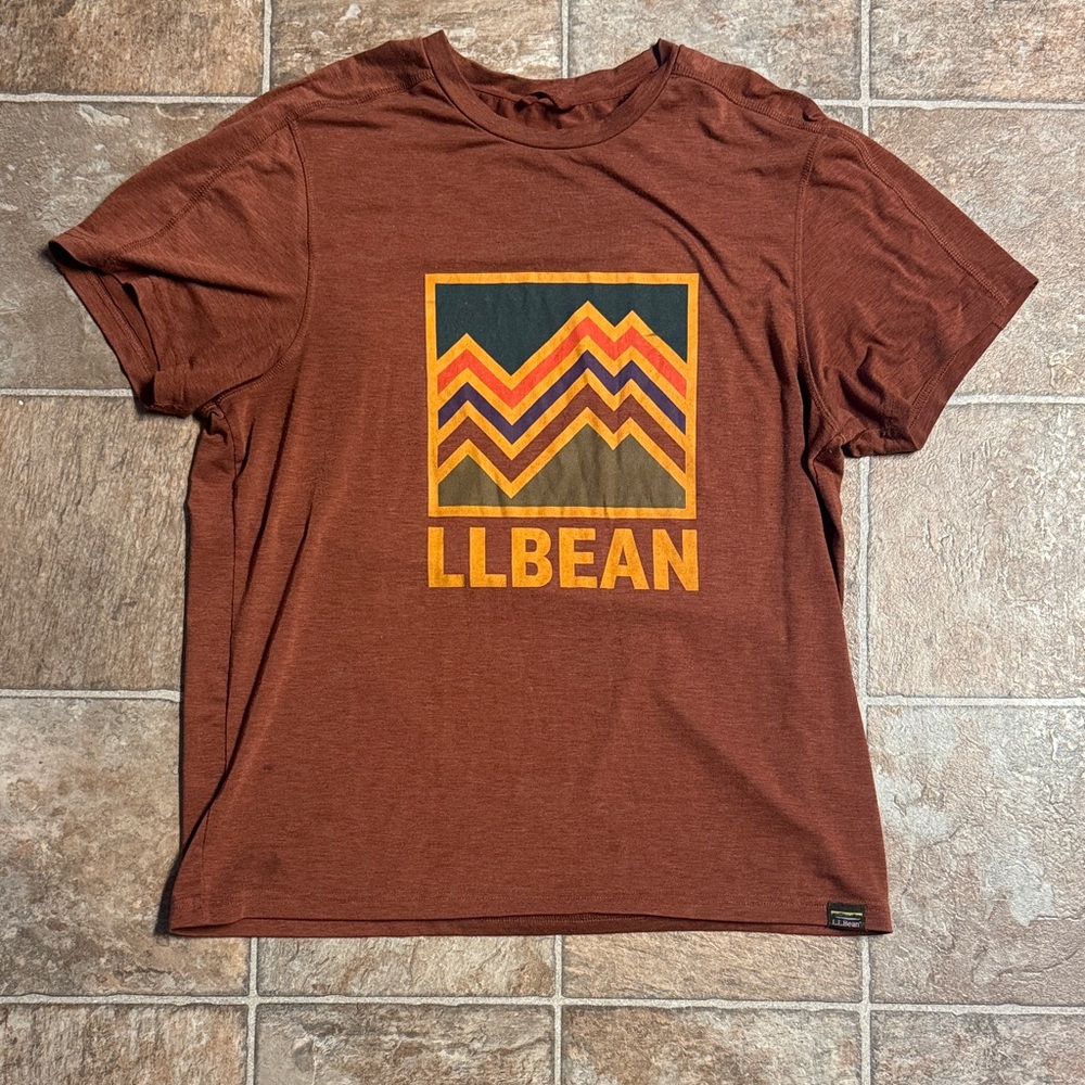 L.L. Bean Men's Rust Graphic Tee